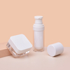 White Acrylic Jars And Bottles for Cosmetics, Square Acrylic Cosmetic Cream Jars, Round Acrylic Bottles for Cosmetics