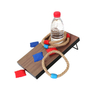 Mini Bean toss board game, cornhole table two game, table game set
