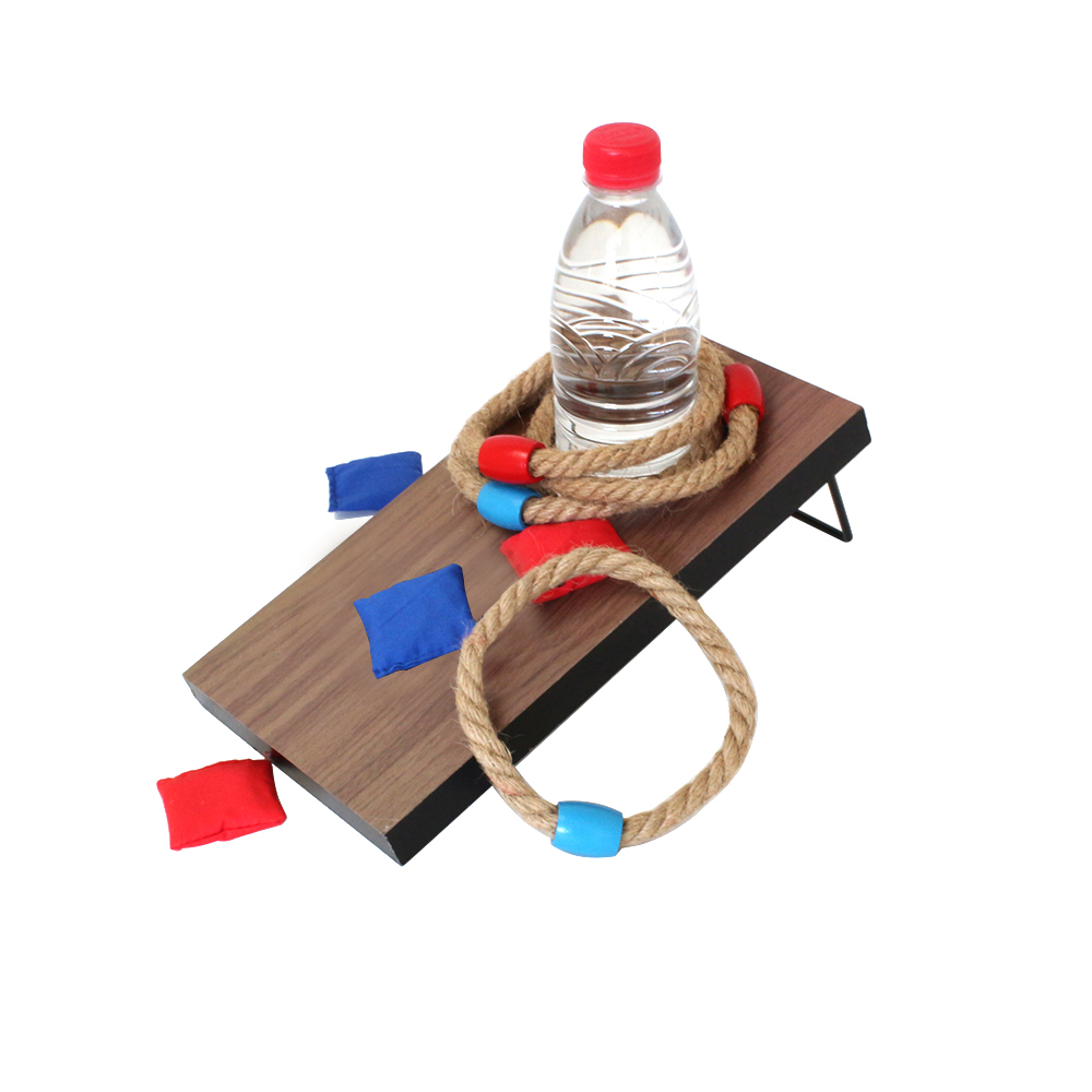 Mini Bean toss board game, cornhole table two game, table game set