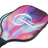 Customized oem High-end Elongated Shape Reactive Honeycomb PP Core USAPA Approved Blank T700 Carbon Skin Fiber Pickleball Paddle.