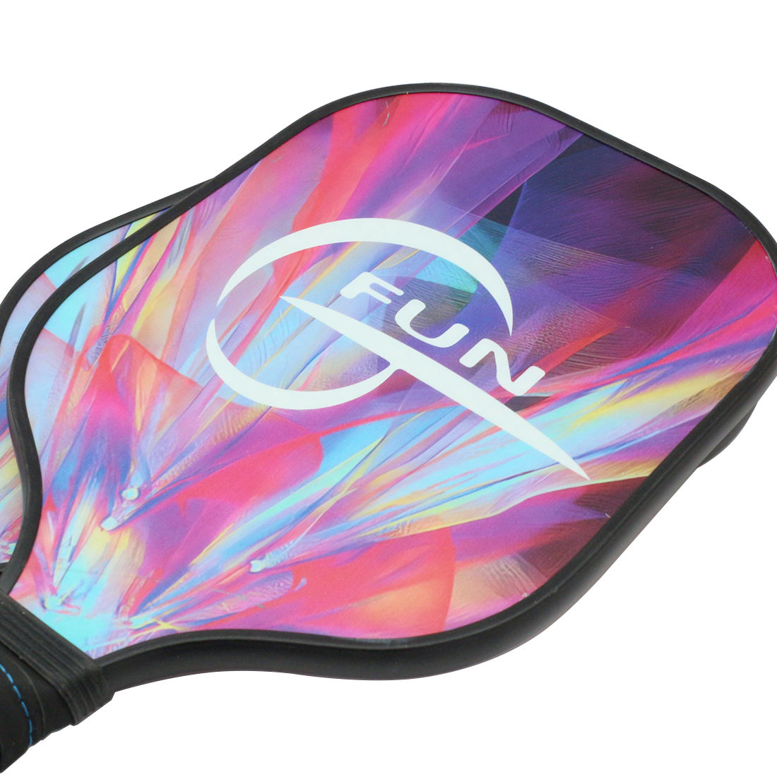 Customized oem High-end Elongated Shape Reactive Honeycomb PP Core USAPA Approved Blank T700 Carbon Skin Fiber Pickleball Paddle.