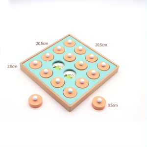 Wooden Memory Match Game 12-Pattern Matching Game for Toddlers Parent Child Interaction Toy Brain Games Montessori+