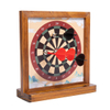 Wood Magnetic Tabletop Games Dart Tray Set.