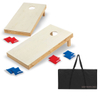 Pinewood Professional 90X60CM Solid Wood Bean Bag Game Set Portable Outdoor Cornhole Boards for Toss Sports & Entertainment