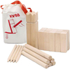custom color and size Garden classic kubb game games set wooden outdoor kubb game