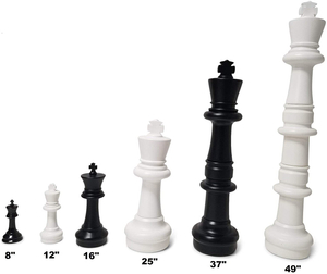 Travel Giant Plastic Chess Set tournament large plastic Chess Pieces and Snakes and ladders