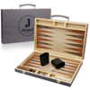 new production foldable Wooden Inlaid Backgammon With Dice with plywood 