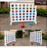 Giant Outdoor 4 in A Row Game for Backyard 4in1 Chess Game Small Educational Wooden Connect Four Game for Kids