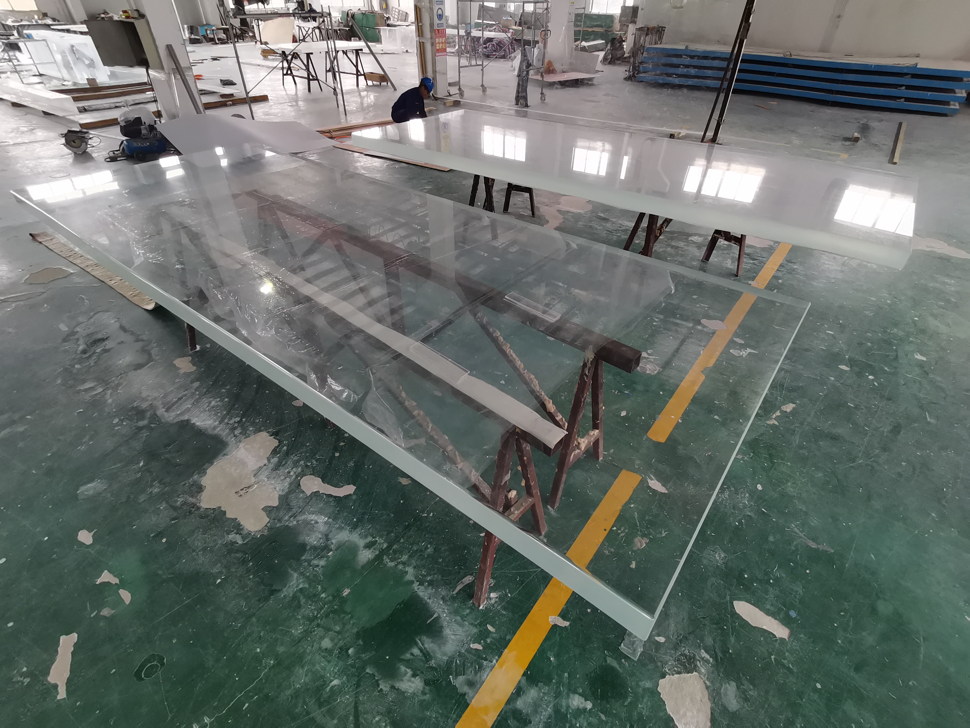 Ukuta wa bwawa la kuogelea la Acrylic - LEYU