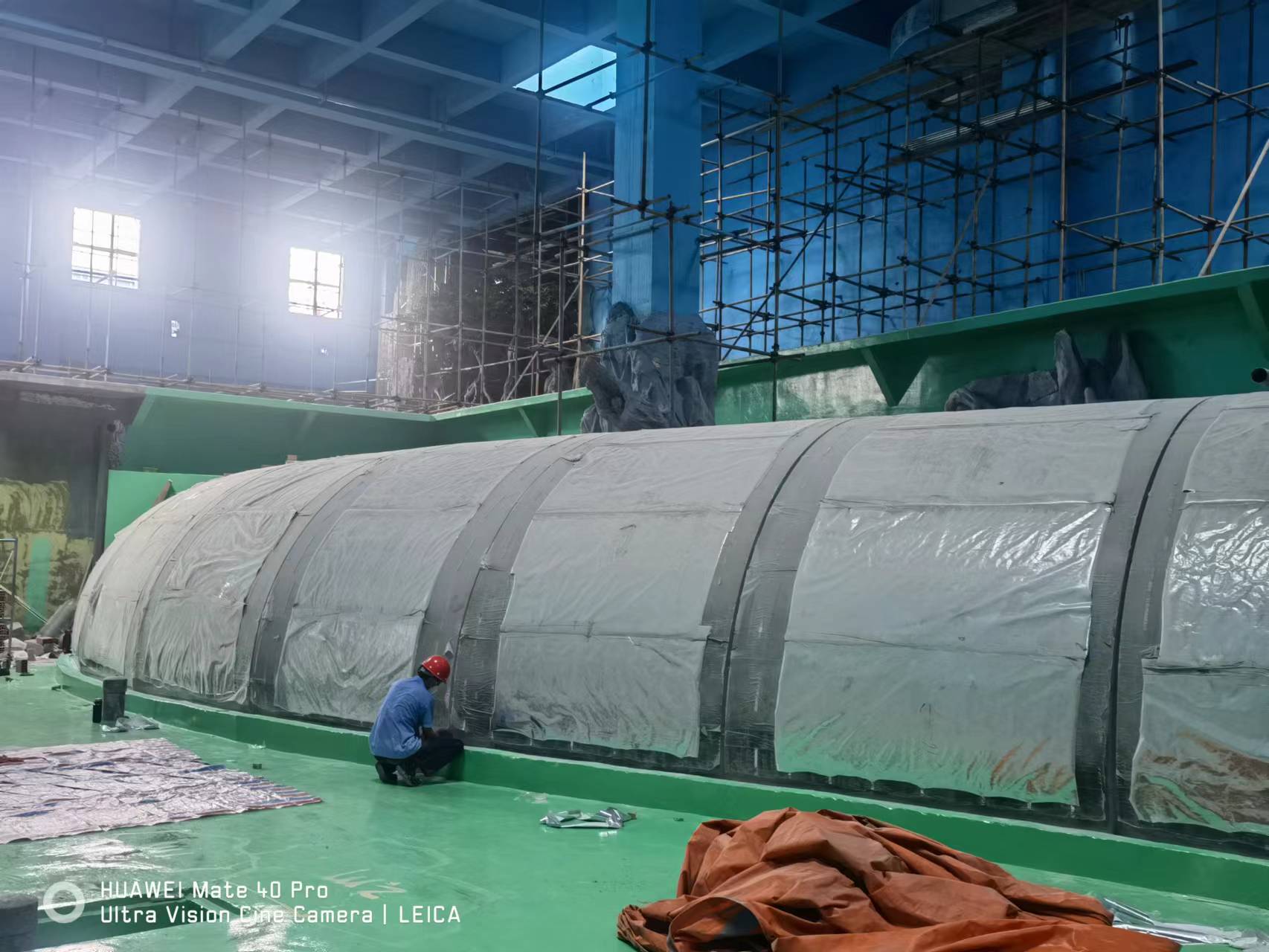 Handaki ya Acrylic kwa aquarium - utengenezaji