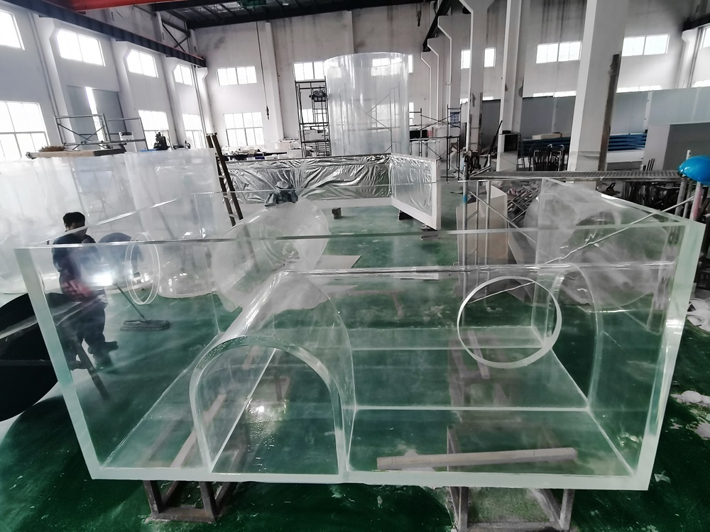 Fuzhou ongongta&yacute; suwasty d&uuml;n&yacute;&auml;si - Le&yacute;u akril akwariumy (3)