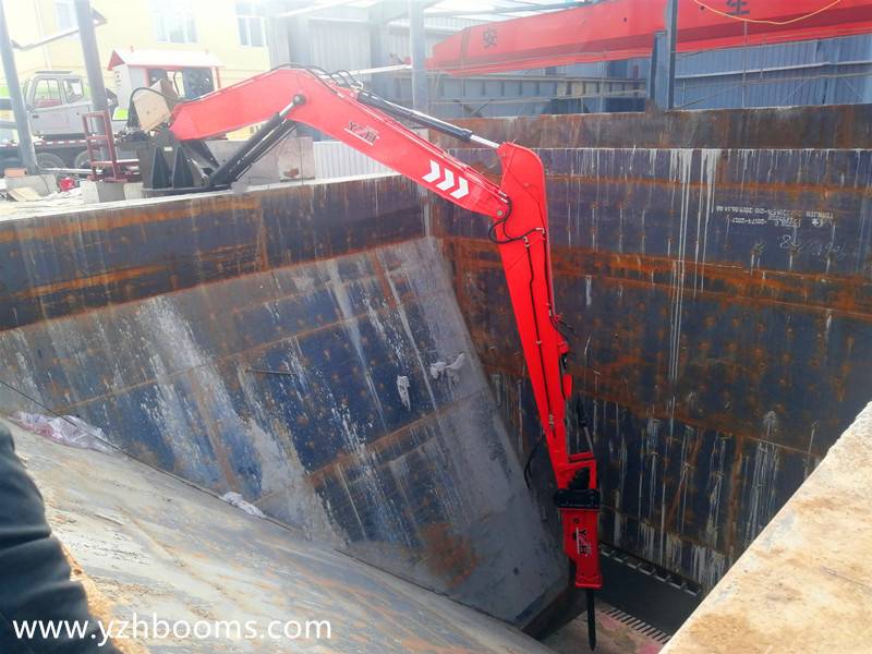 Piedestal Rockbreaker Boom System P&euml;rmir&euml;soi Efikasitetin e Pun&euml;s s&euml; Impiantit t&euml; Agregatit-2