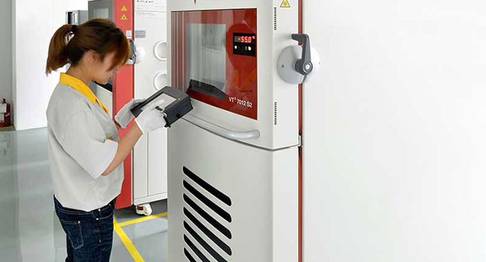 camera a shock termico per test di affidabilit&agrave; della bobina di accensione