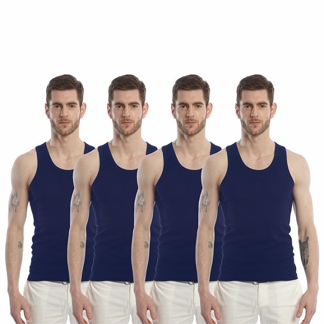 High Quality Men Vest Cotton All Seasons Stretch Slim Gym Vest Men Tank Tops Man Sleeveless Vest