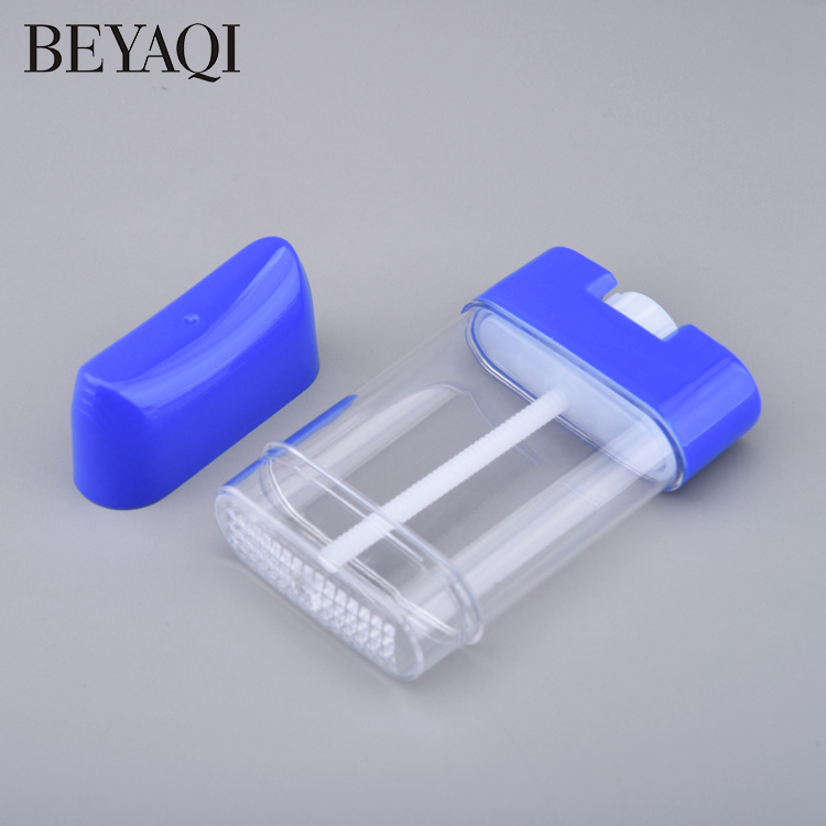 OEM Vente Chaude 75g Vide Plastique Cosmétiques Désodorisant Bar Conteneur Pp Pe PS Top Remplissage Solide Solaire Bar Bouteille