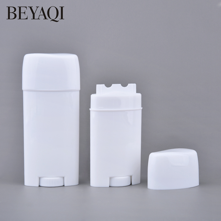 Desodorante De Recubrimiento Rotativo Oval Gel Vacío Contenedor De Desodorante Reutilizable Embalaje De Botella Pegajosa