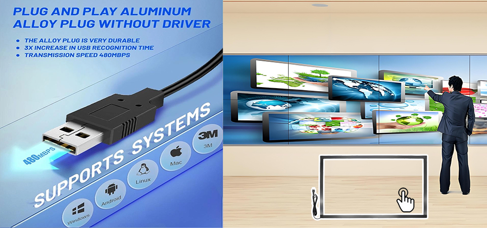تطبيق إطار اللمس بالأشعة تحت الحمراء