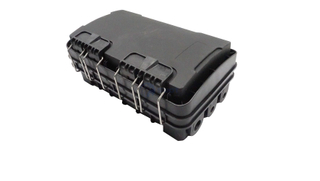 Ftth 16 Core Splice 24 Fibers Outdoor Waterproof PP+GF Box IP 65 Black Indoor Fiber Optic Distribution Box Optic External Box