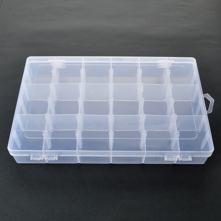 18 Grid Plastic Organizer Box 27x17x4.1cm