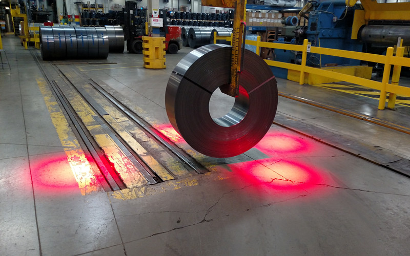 iluminaci&oacute;n de concientizaci&oacute;n sobre la seguridad de la gr&uacute;a
