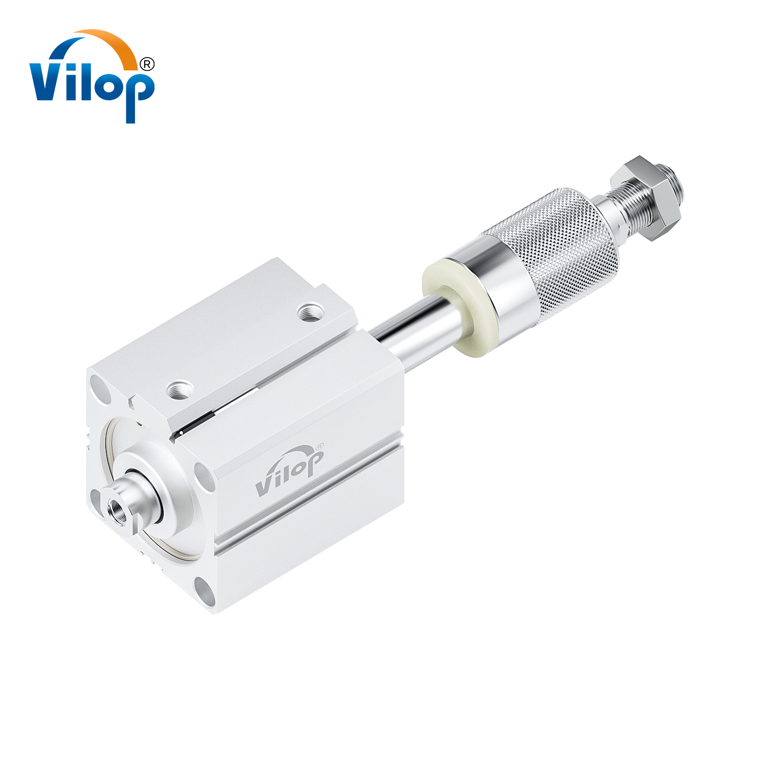 SDA/SDAJ Series Compact Pneumatic Linear Actuator Long Stroke Cylinder Stainless Steel Parts for Air Working Medium