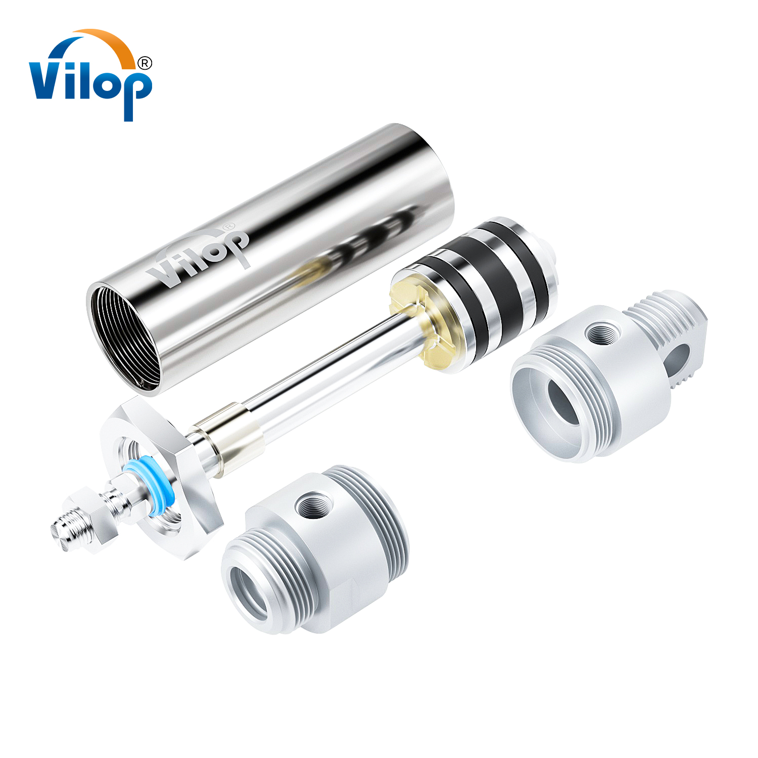 MA 40 Series Mini Pneumatic Cylinder Aluminum Alloy Double Acting Pneumatic Linear Actuator Pneumatic Parts