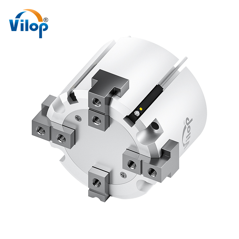 MHSL3 New Condition Pneumatic Steel Gripper Fingers Cylinder Double Action Piston Cylinder Piston Various Sizes 16D 20D 25D