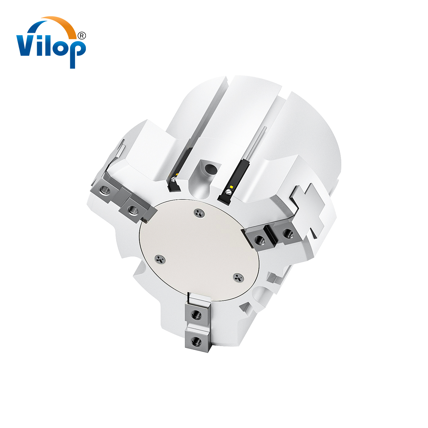 MHSL3 New Condition Pneumatic Steel Gripper Fingers Cylinder Double Action Piston Cylinder Piston Various Sizes 16D 20D 25D