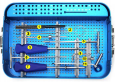 Conjunt d'instruments de cargol canulat de 4,0 mm