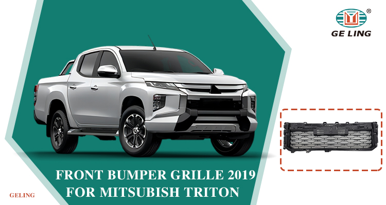 Griglia paraurti nera per Mitsubishi Triton L200 2019