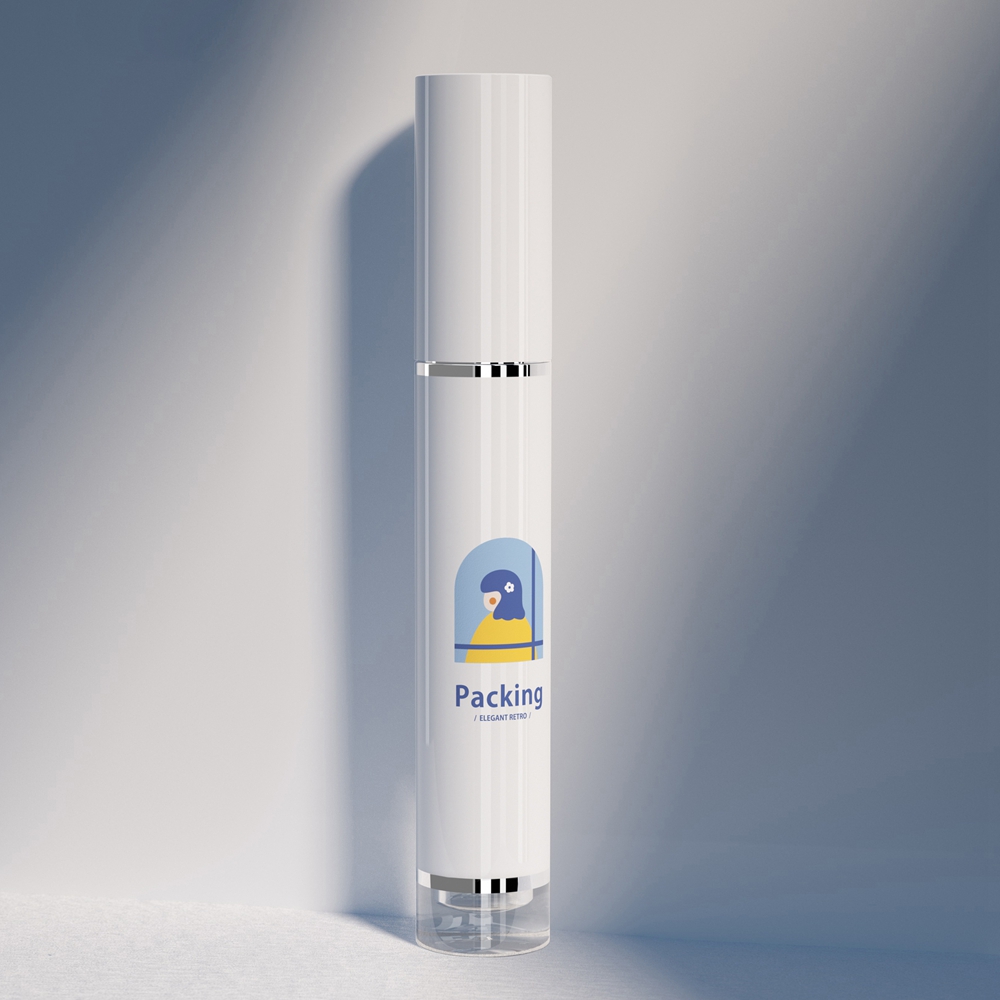Envases de brillo de labios de 4 ml de alta calidad cosmética tubo de embalaje tubos de brillo de labios transparente