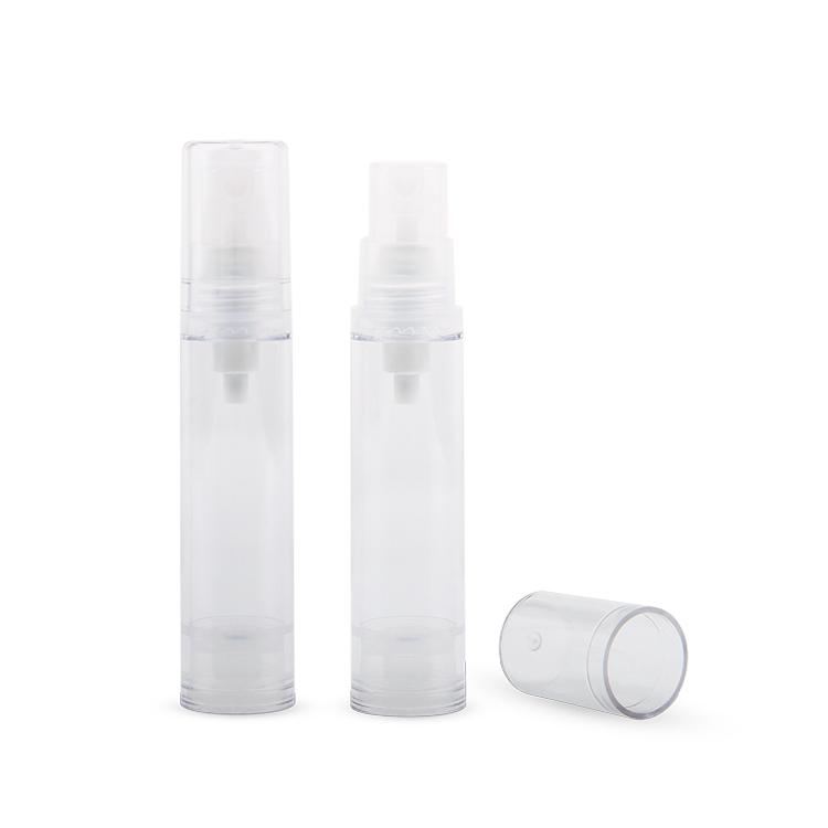Envases para el cuidado personal Envases cosméticos AS PP PE 5/10/12/15ML Botellas cosméticas transparentes sin aire de lujo con bomba sin aire