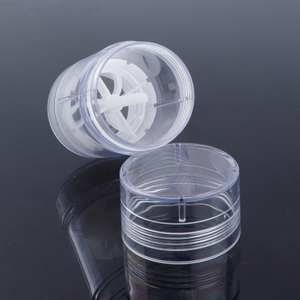 Materiali personalizzati Trasparenza girevole Plastica AS 15g 30g 50g 75g Vuoto Twist Up Sostituibile Biodegradabile Multiuso Antitraspirante Stick deodorante economico