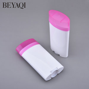 50g 80g PP Bouteille En Plastique Rechargeable Vide Déodorant Bar Conteneur Avec Sérigraphie Pour Gel Déodorant