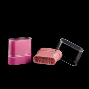 Custom Color Logo 10g Embalagem Plástica Cosmética Recipiente Blush Stick Sunscreen Garrafa Para Cuidados Com A Pele