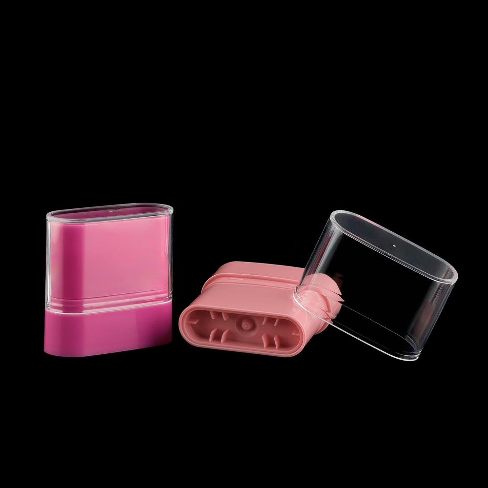Custom Color Logo 10g Embalagem Plástica Recipiente Cosmético Blush Stick Garrafa De Protetor Solar Para Cuidados Da Pele