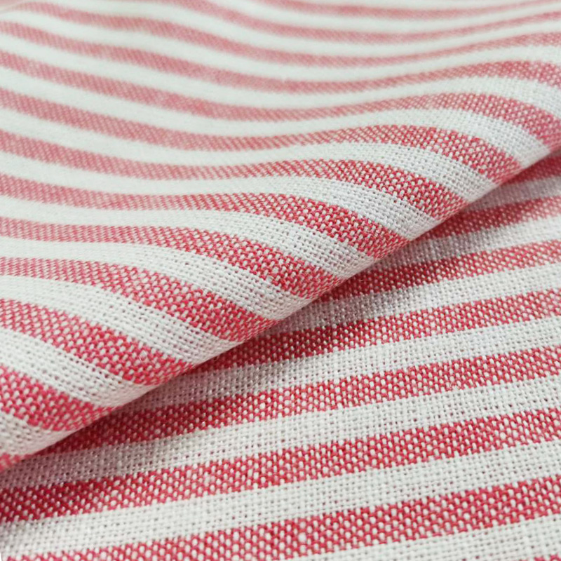 yarn dyed woven soft linen fabric (2)