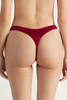 Lingerie sexy per donna in velluto orchidea