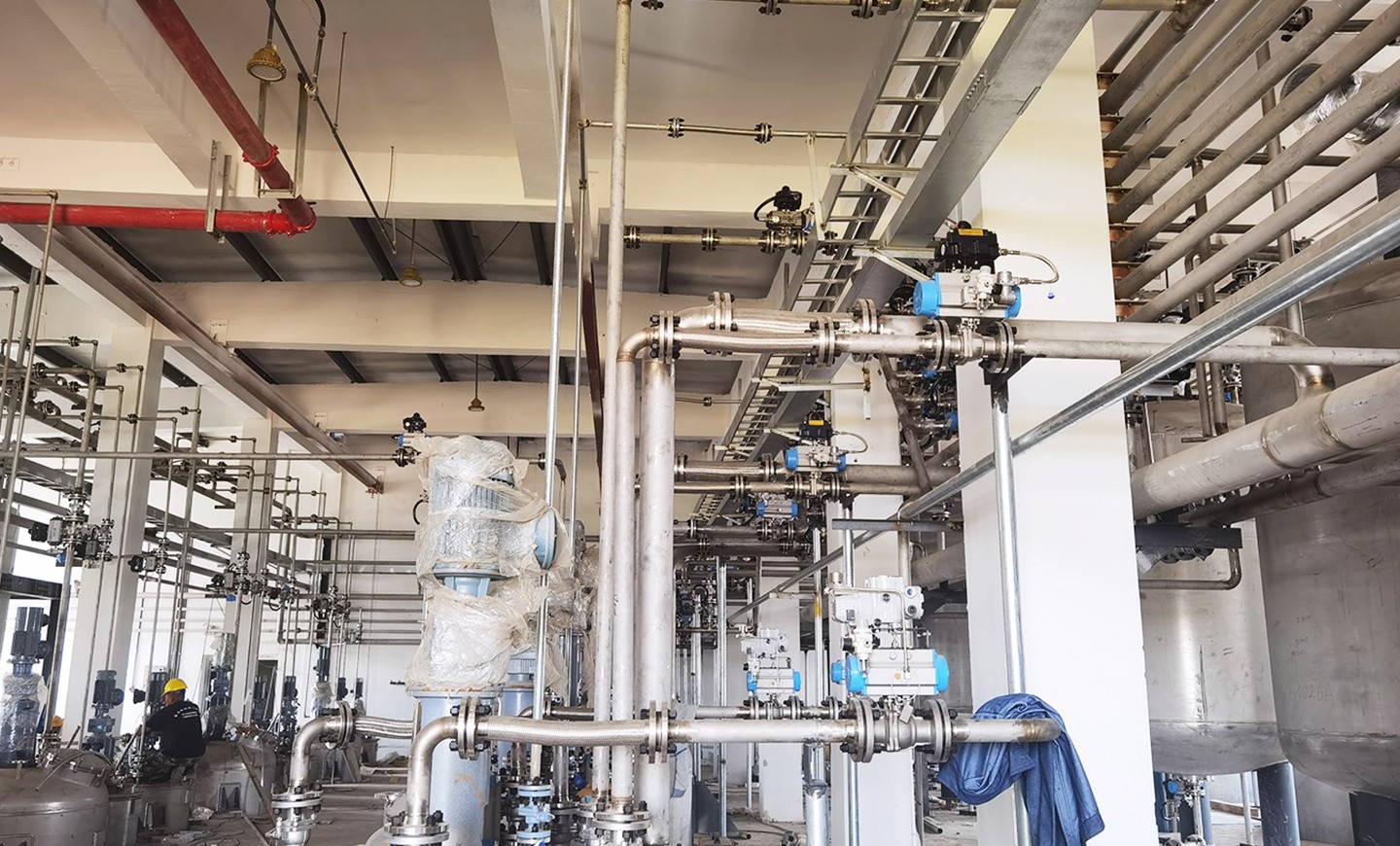 Industri Salutan Injap Bebola Tekanan Tinggi 2-Hal Elektrik HK60-QG