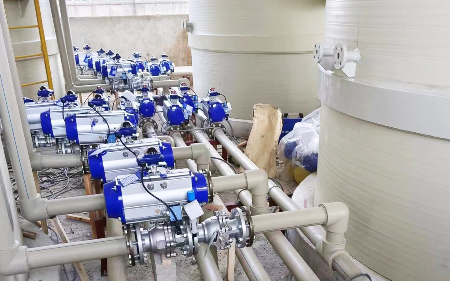 Industrie chimique d'actionneur de vanne papillon de 10 pouces