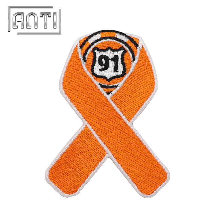 Colorful Number 91 Embroidery Patches Custom Embroidered Patches for Clothing 