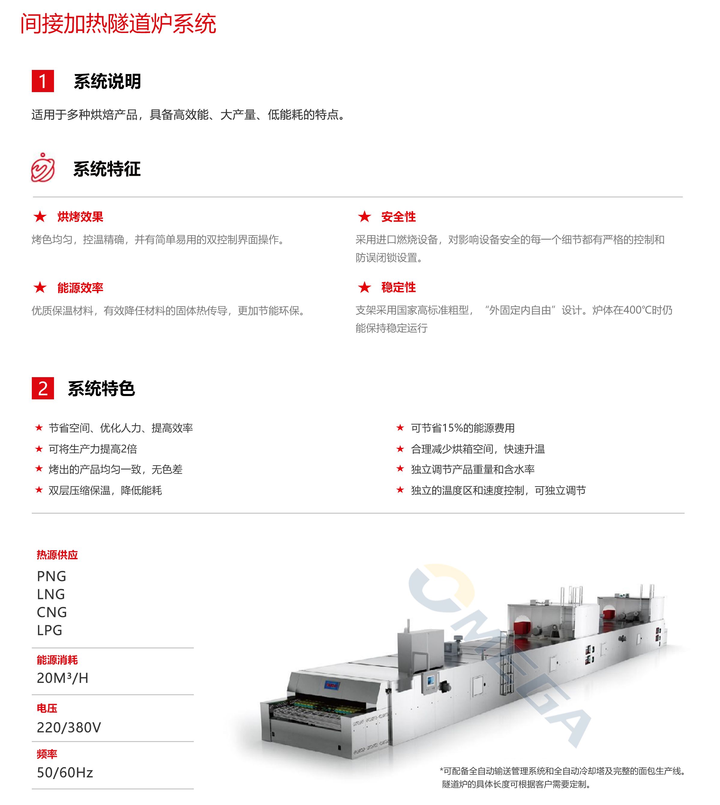 间接加热隧道炉系统2