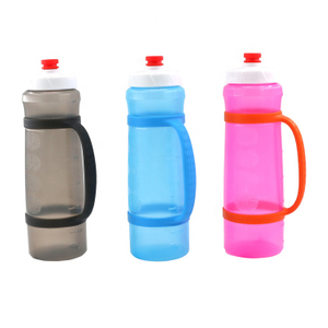 Collaposible Custom Logo Sports Portable Silicone Drinking Cup Folded Water Bottles