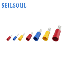 High Quality Pre Insulated Copper Cable Pin Shaped Tube Wire Terminal Connectors - PTV