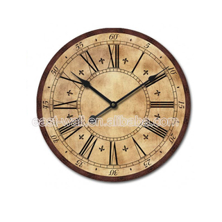 Price Cutting Home Decoration Mdf Wall Hotel Clock With Chimes