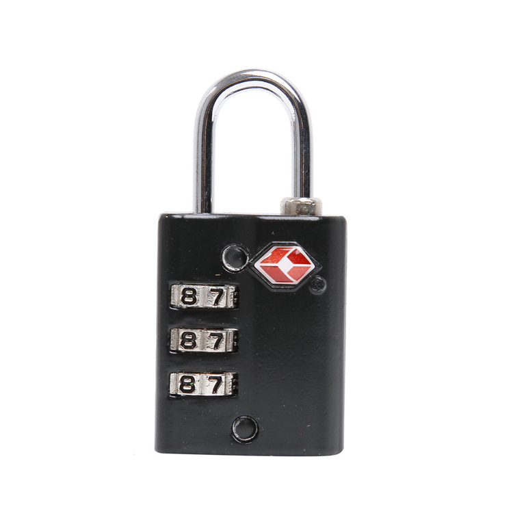 13005 Promotional Combination Padlock Zinc Alloy TSA Approved 3 Digit Luggage Lock