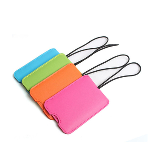 13138 Colored PU Luggage Tag 