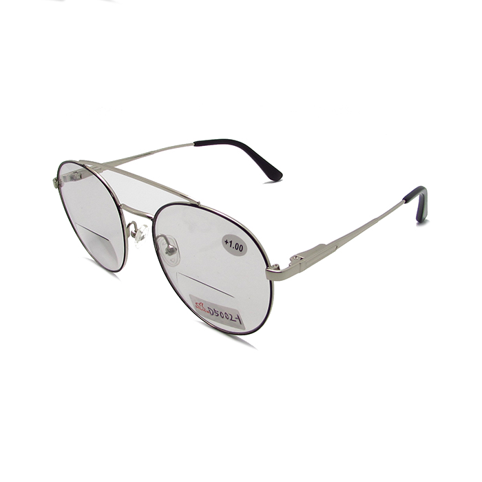 Intelligent Photochromic Pilot Sunglasses Bifocal Reading glasses magnifier Men Women Look Near Far Presbyopia Spectacles 