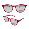 Good-looking plastic lady's photochromic bifocal reading glasses