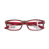 Imitation wood grain plastic reading glasses for women